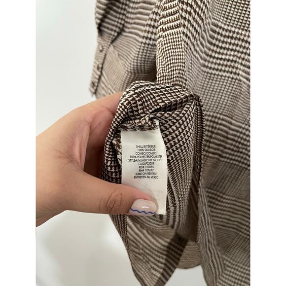 NWT Alice + Olivia Willa Scrunch Sleeve Silk Blouse Size Large - Picture 5 of 5